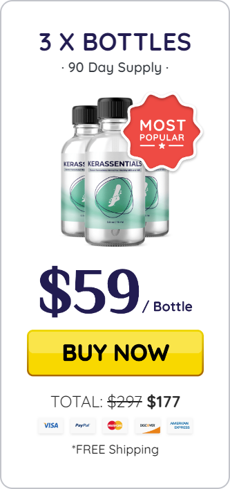 Kerassentials pricing three bottle